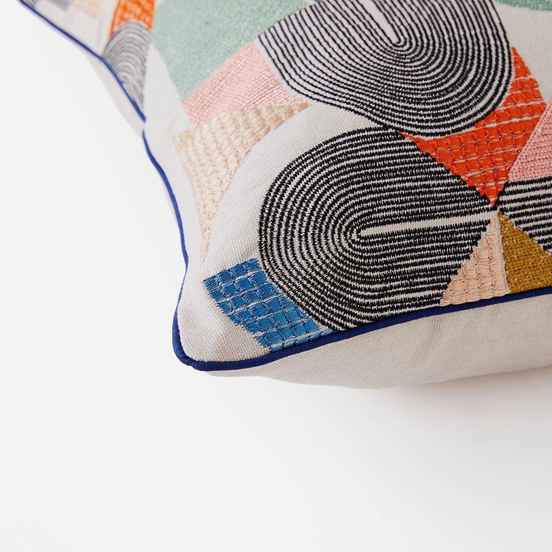 Klee Cushion - Navy/Multi