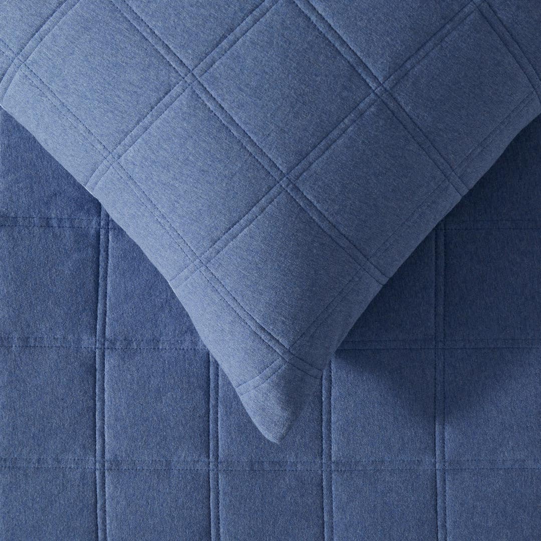 Madden Jersey Quilt Cover - Denim