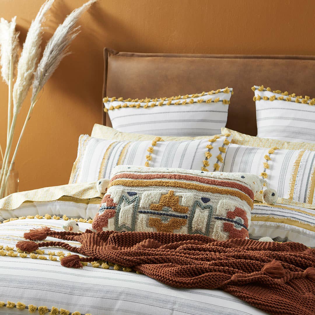 Chantico Quilt Cover - Mustard