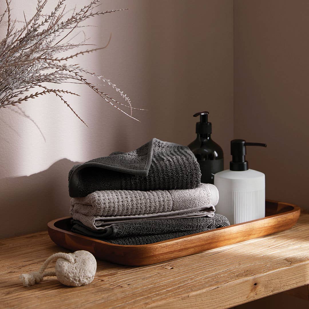 Wythe Towel - Charcoal