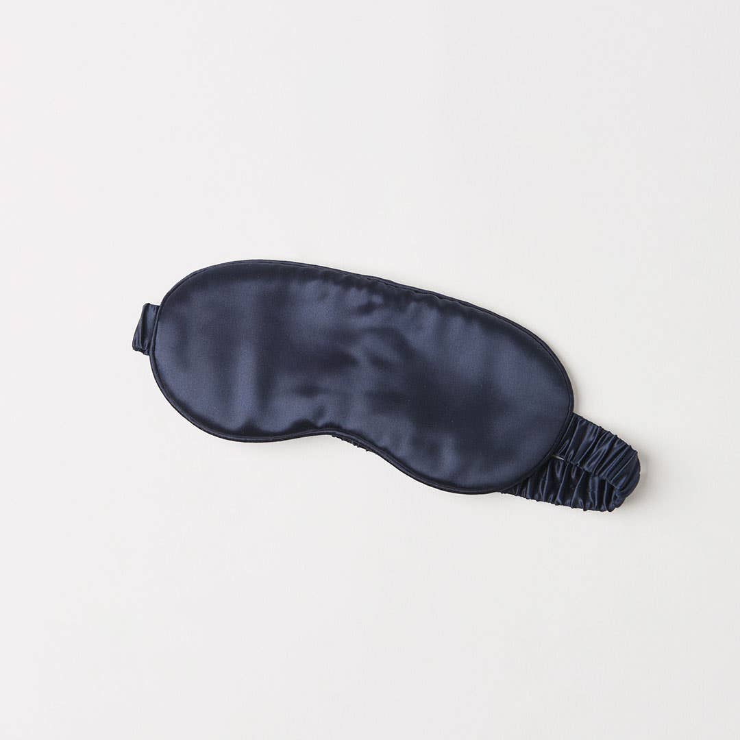 Silk Eye Mask - Navy