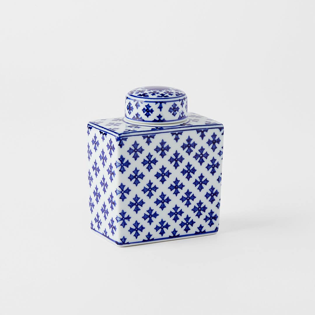 Blue Ginger Jar Rectangle