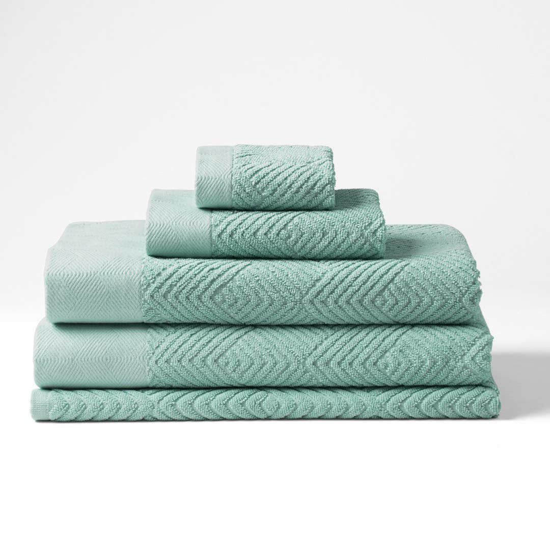 Kinsley Towel - Sea Green