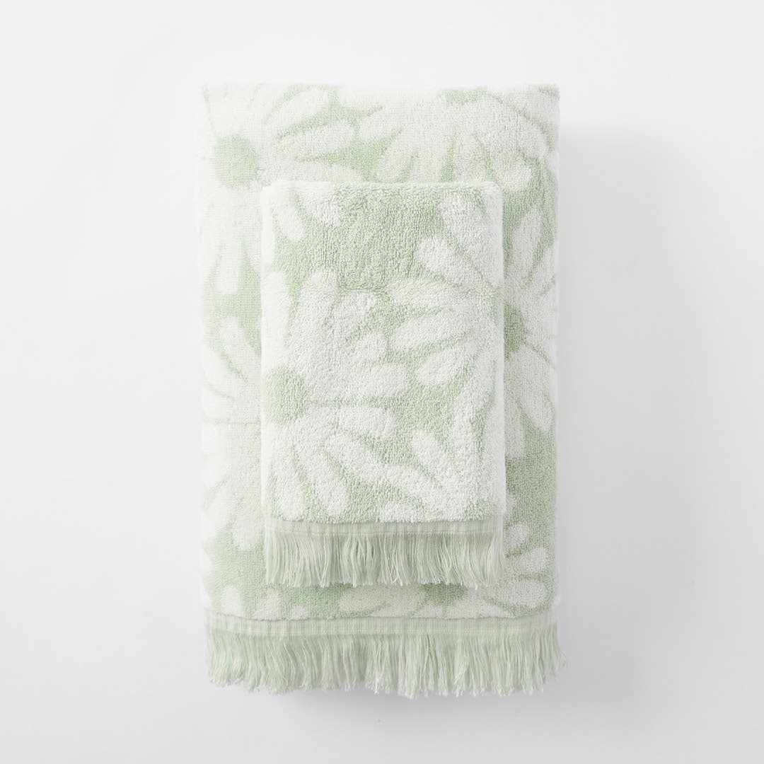 Daisy Towel - Mint