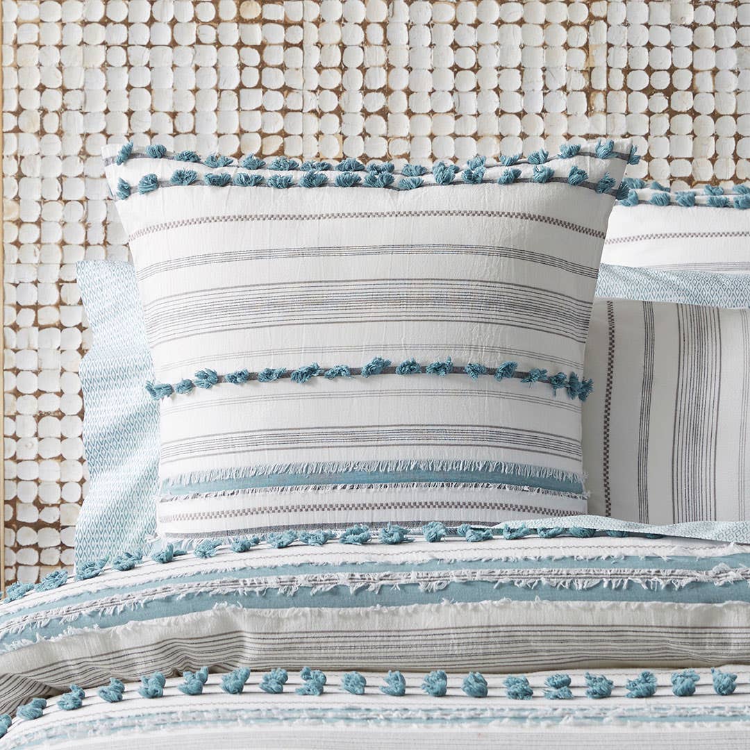 Chantico Quilt Cover - Smoke Blue