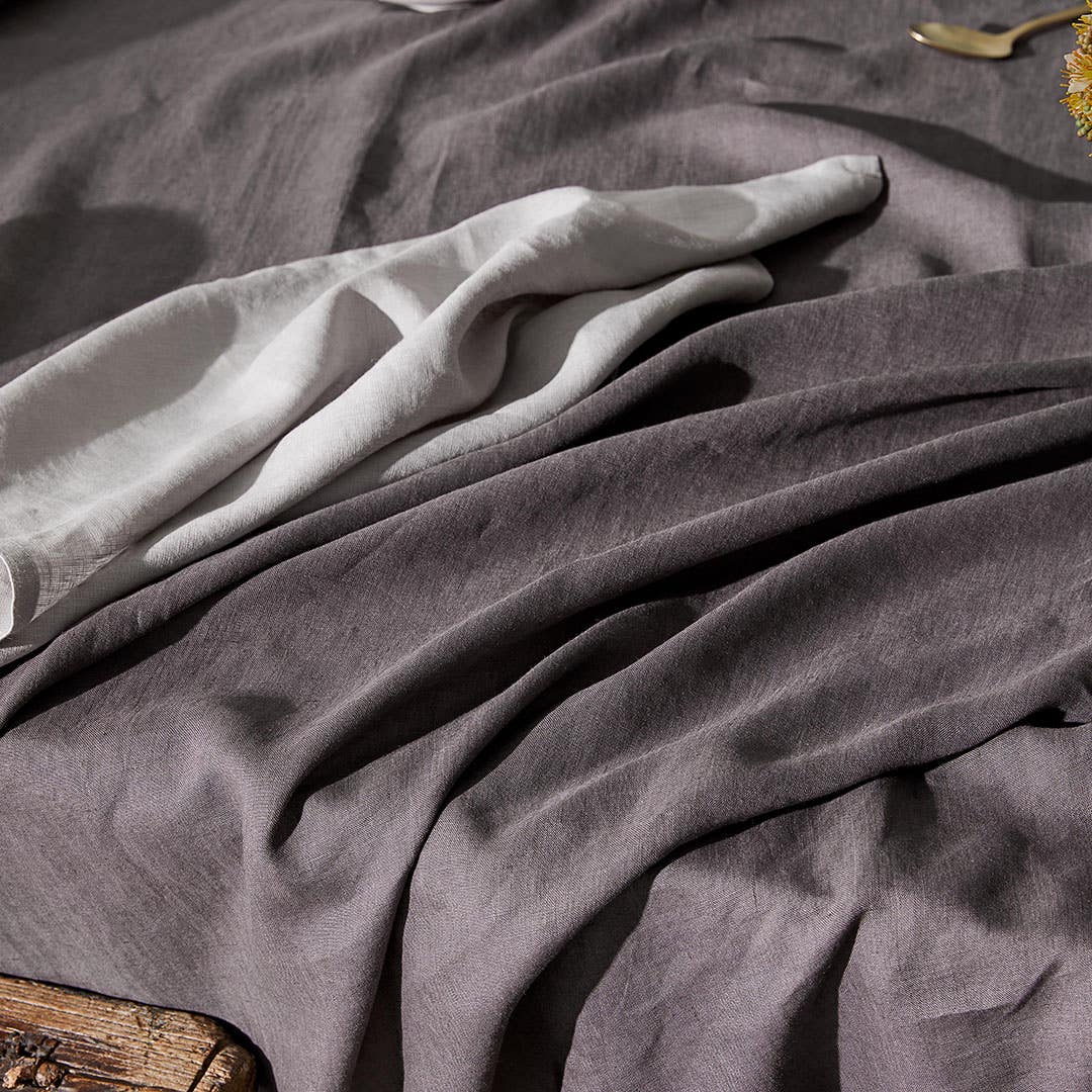 Milano Linen Napery - Charcoal