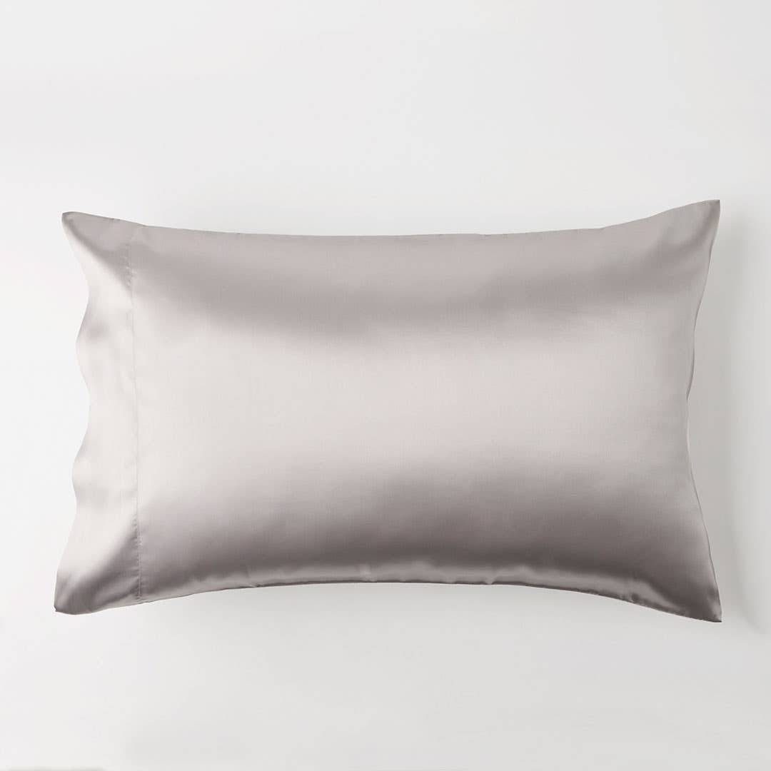 Silk Pillowcase - Silver