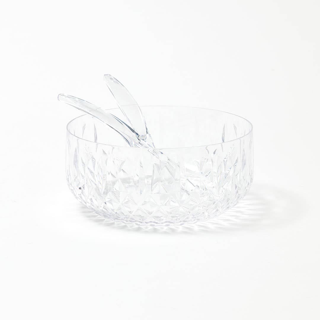 Crystal Look Salad Bowl