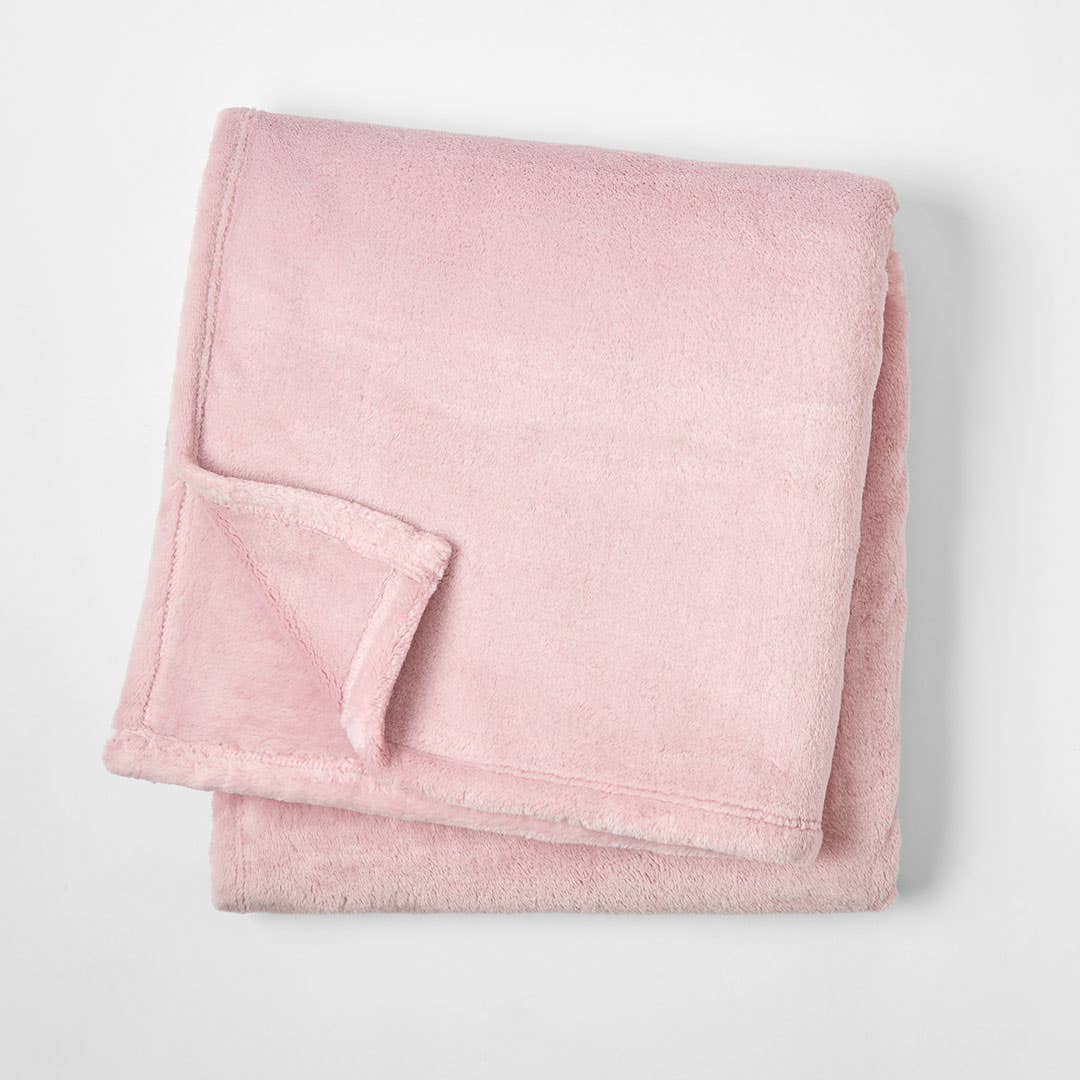 Kingston Throw - Rose Pink